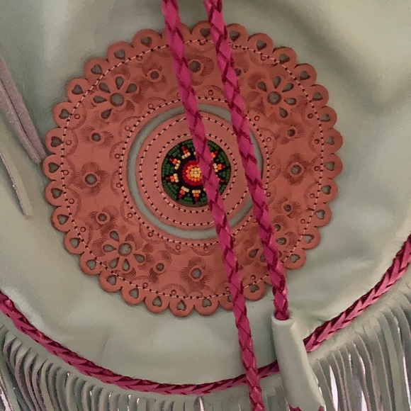 World family Ibiza ALOK bag in sea foam green - Picture 4 of 8